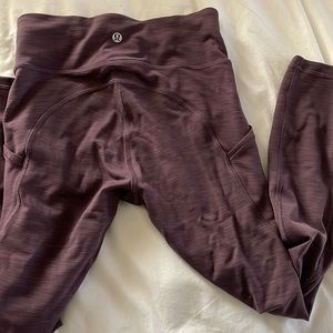 Lululemon slightly cropped leggings